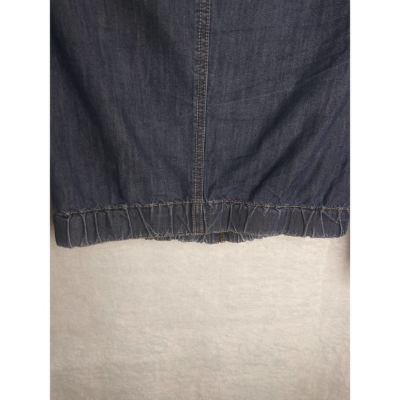 Arizona Jean Co. Vintage Cropped Zip Front Denim Jacket Women's Size M - Picture 9 of 13